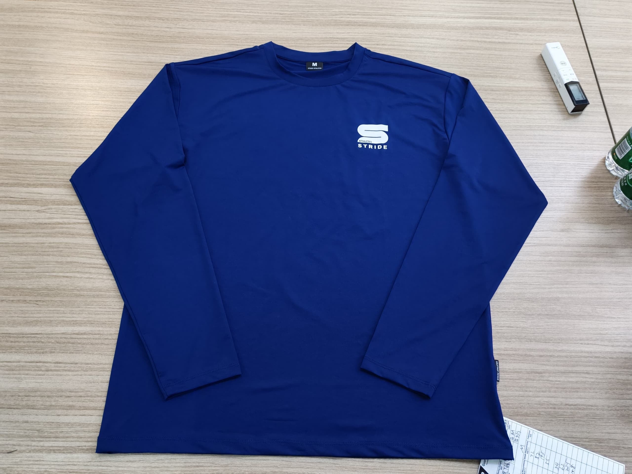 long sleeve running shirt dark blue