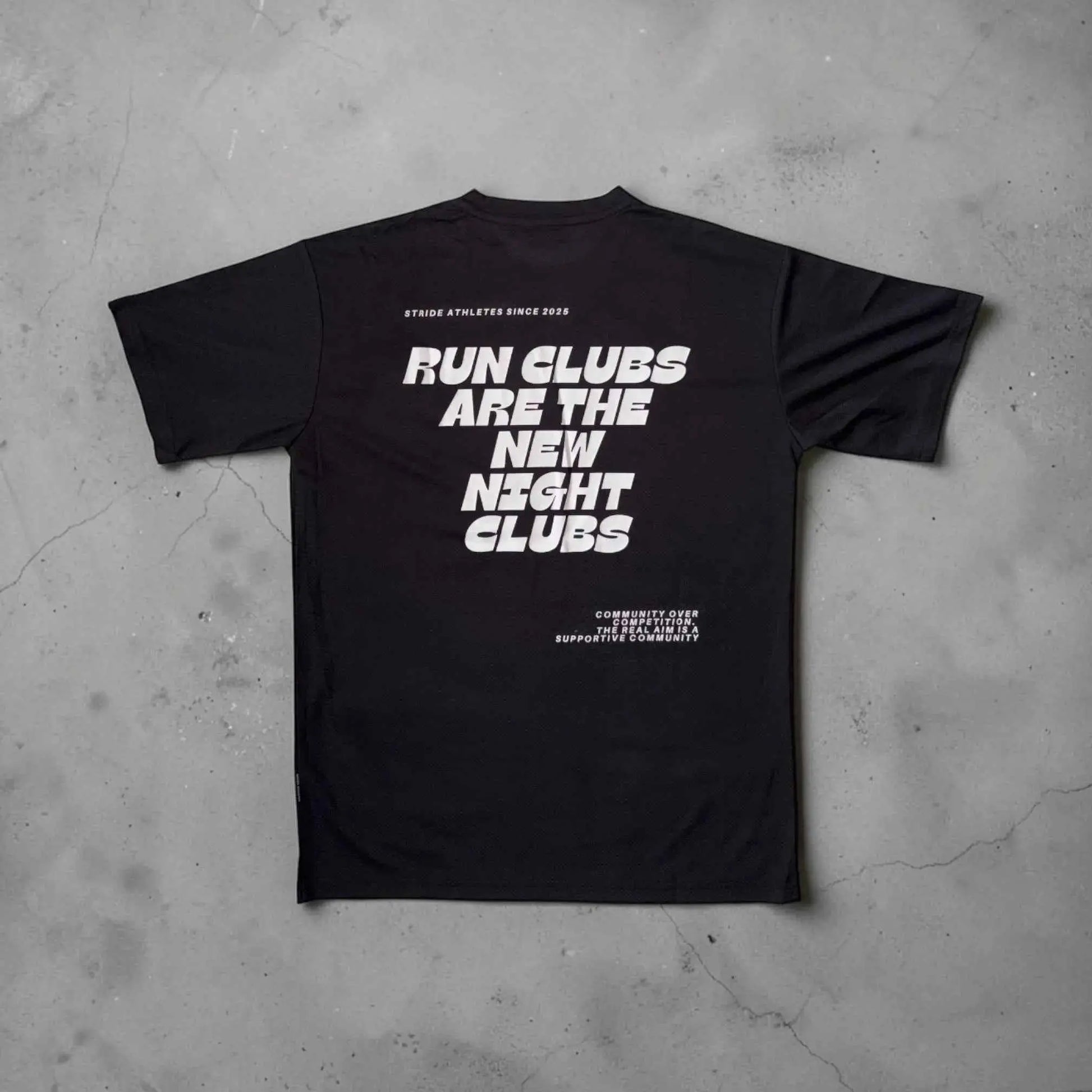 short sleeve running shirt black