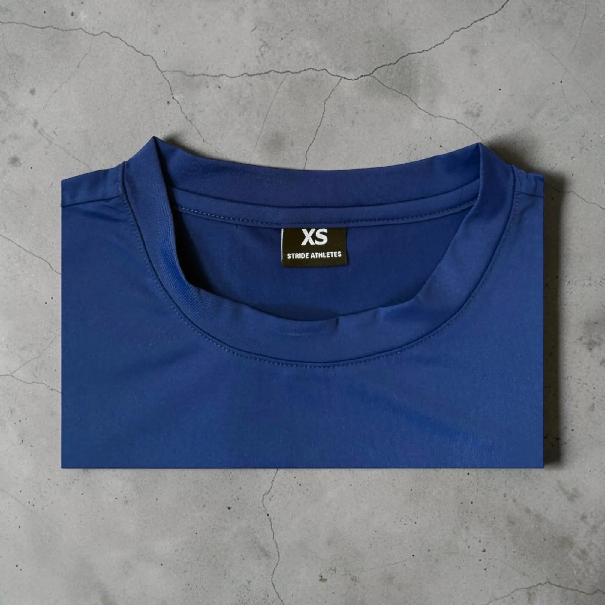 long sleeve running shirt dark blue Stride Athletes