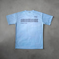 short sleeve running shirt light blue Stride Athletes