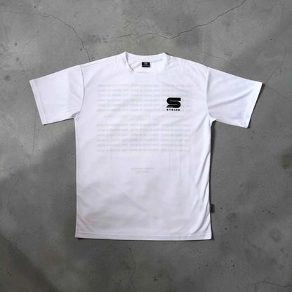 front - short sleeve running shirt white