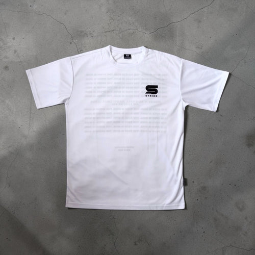short sleeve running shirt white
