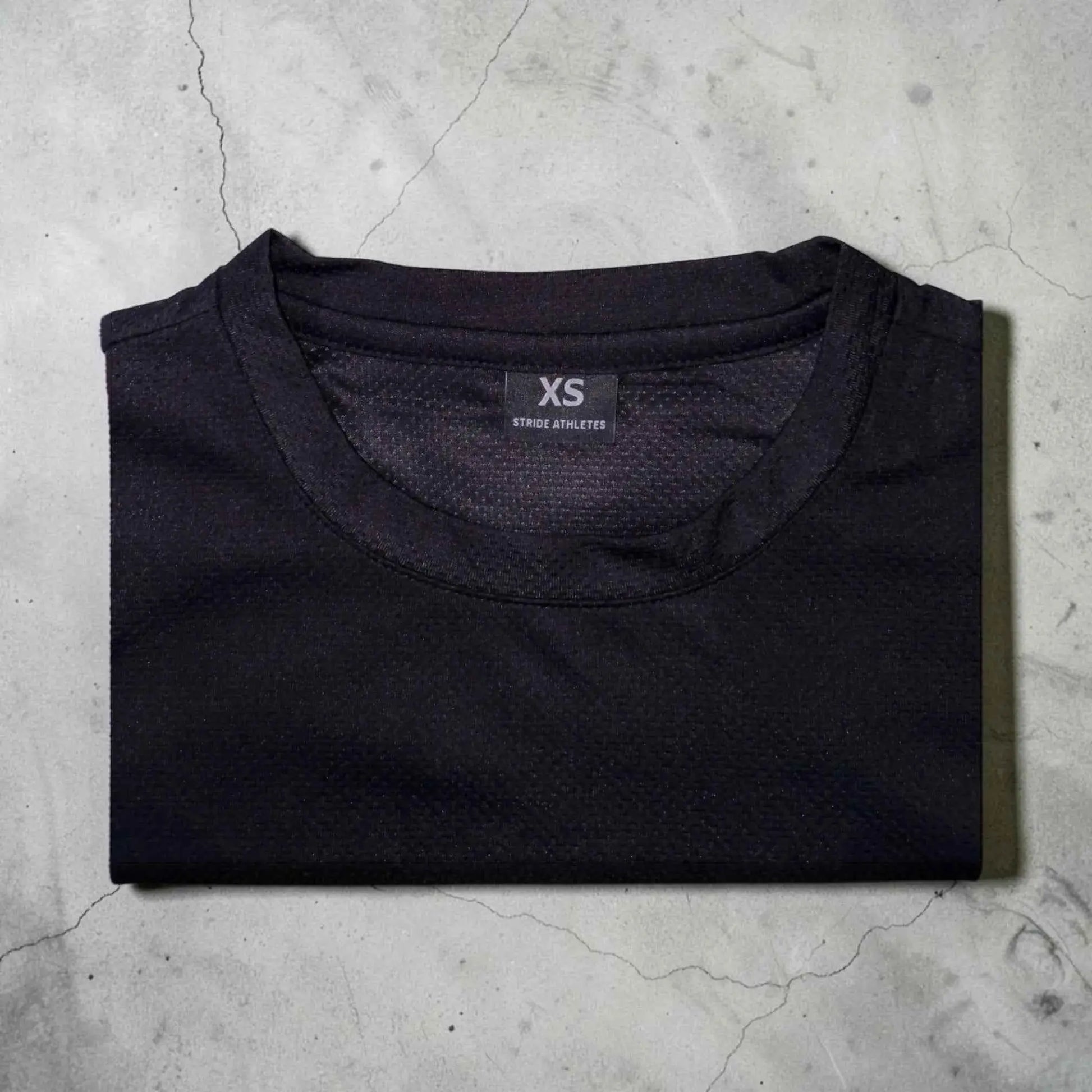 short sleeve running shirt black
