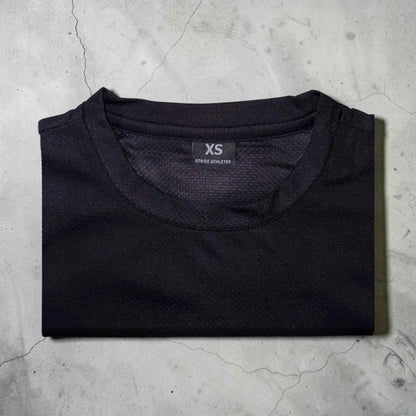 short sleeve running shirt black