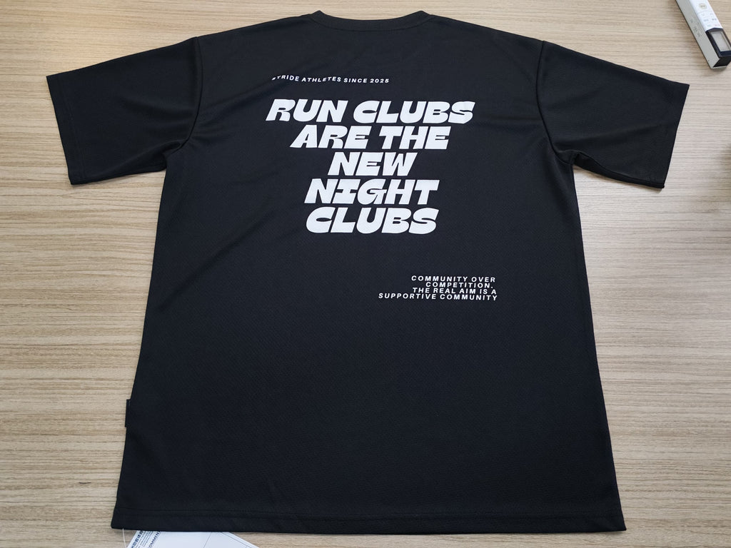 short sleeve running shirt black