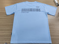 short sleeve running shirt light blue