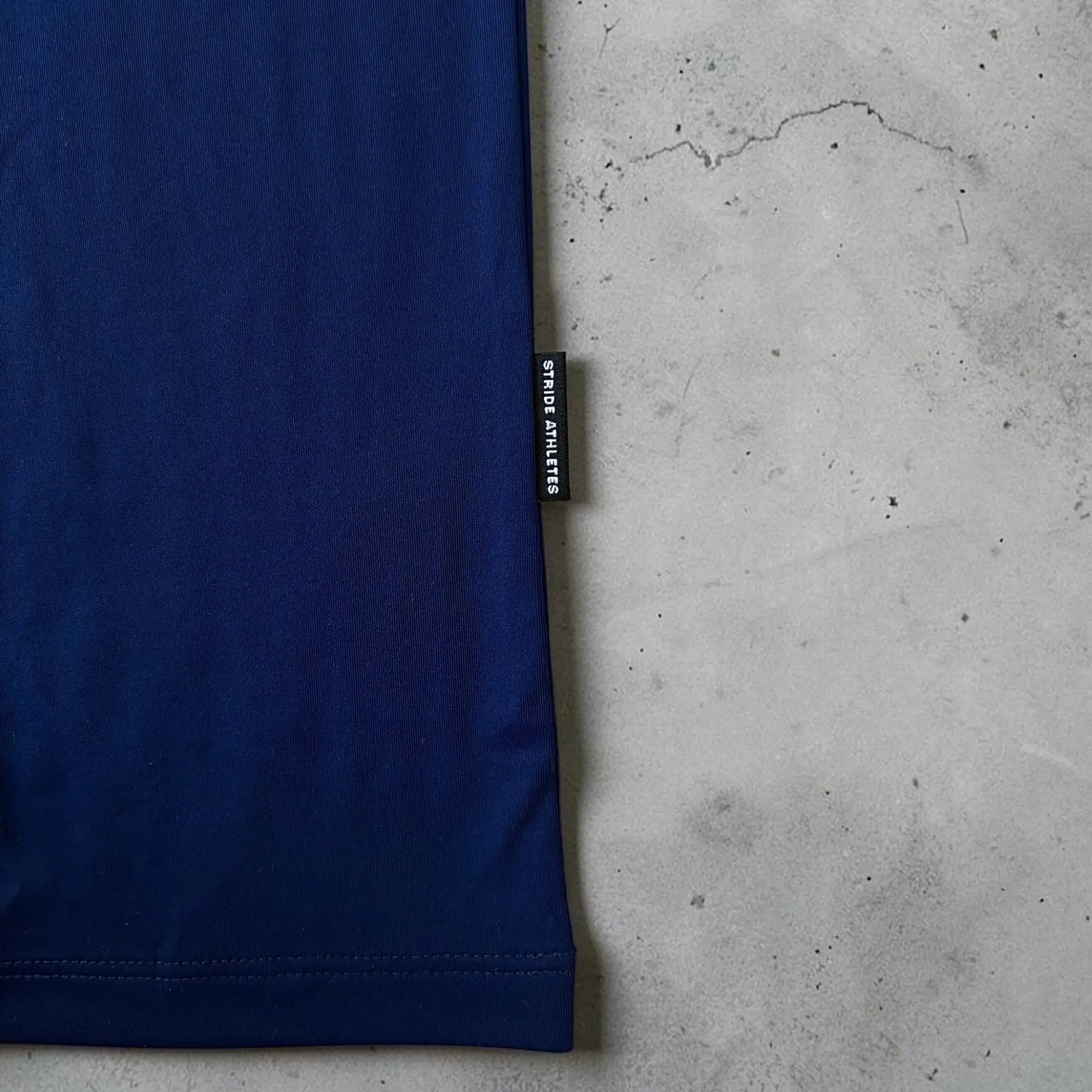 long sleeve running shirt dark blue Stride Athletes